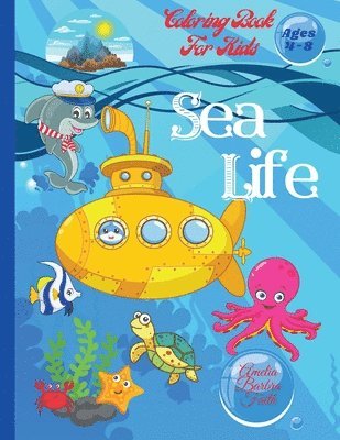 bokomslag Sea Life Coloring Book For Kids