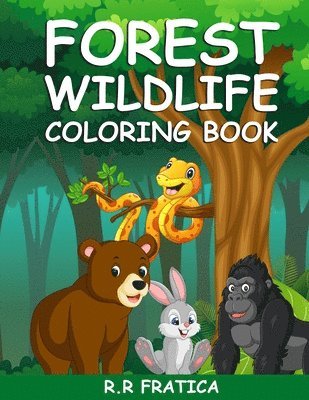 Forest wildlife coloring book 1