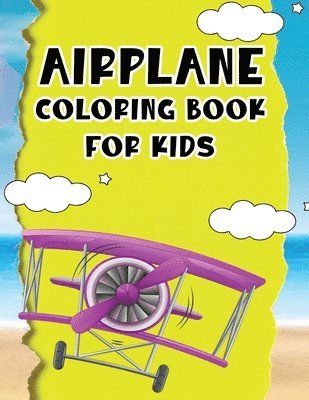 Airplane coloring book for kids 1