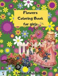 bokomslag Flowers Coloring Book for girls