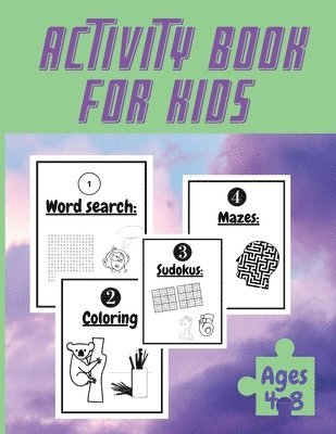 bokomslag Activity Book For Kids Ages 4-8