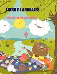 bokomslag Libro de Animales Para Colorear Para Ninos