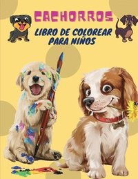 bokomslag Cachorros Libro de Colorear para Ninos