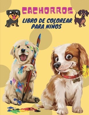 Cachorros Libro de Colorear para Ninos 1