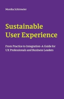 bokomslag Sustainable User Experience