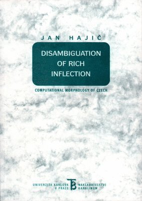Jan Hajic - Disambiguation of Rich Inflection, Häftad