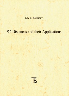 bokomslag N-distances and Their Applications