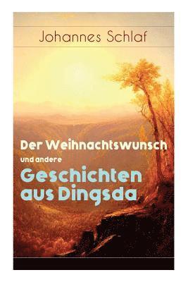 Johannes Schlaf - Weihnachtswunsch und andere Geschichten aus Dingsda, Häftad