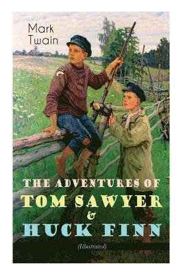 bokomslag Adventures of Tom Sawyer & Huck Finn (Illustrated)
