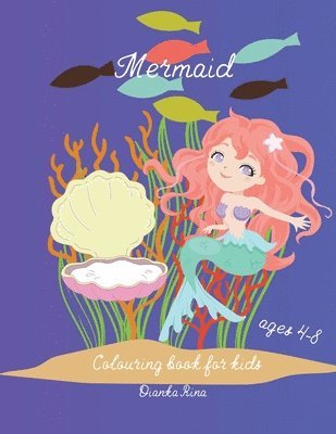 Mermaid colouring book for kids age 4-8 1