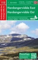 bokomslag Hardangervidda Ost, Wander - Radkarte 1 : 50 000