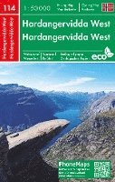 bokomslag Hardangervidda West, Wander - Radkarte 1 : 50 000