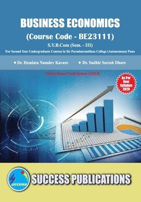 bokomslag Business Economics(S.Y.B.Com, S.P. College, Sem.-III)