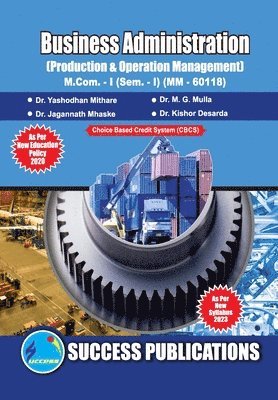 bokomslag Production and Operation Management, First Year, M.Com, Sem-I-English