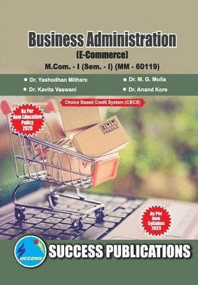 bokomslag E-Commerce,First Year ,M.Com,Sem-I-English