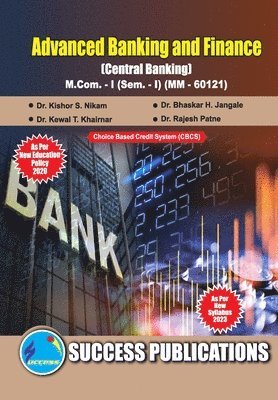 bokomslag Central Banking,First Year ,M.Com,Sem-I-English