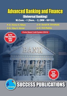 bokomslag Universal Banking, First Year, M.Com, Sem-I-English