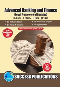 bokomslag Legal Framework of Banking, First Year, M.Com, Sem-I-English