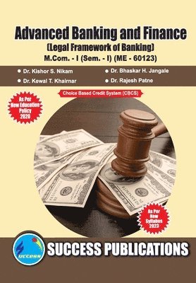 bokomslag Legal Framework of Banking, First Year, M.Com, Sem-I-English