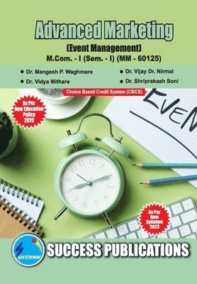 bokomslag Event management, First Year, M.Com, Sem-I-English