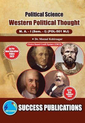 bokomslag Western Political Thought, First Year, M.A, Sem-I-English