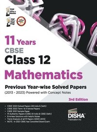 bokomslag 11 Years Cbse Class 12 Mathematics Previous Year-Wise Solved Papers (2013 - 2023) Powered with Concept Notes Previous Year Questions Pyqs