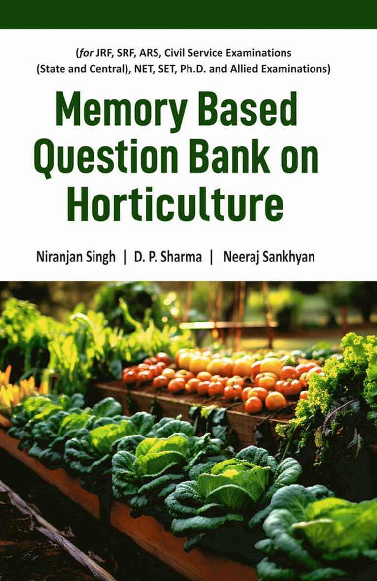 Niranjan Singh, D.P. Sharma, Neeraj Sankhyan - Memory Based  Question Bank on  Horticulture, Häftad