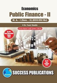 bokomslag Public Finance - II, First Year, M.A, Sem-II-English