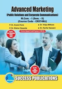 bokomslag Public Relations and Corporate Communications,First Year ,M.Com,Sem-II-English