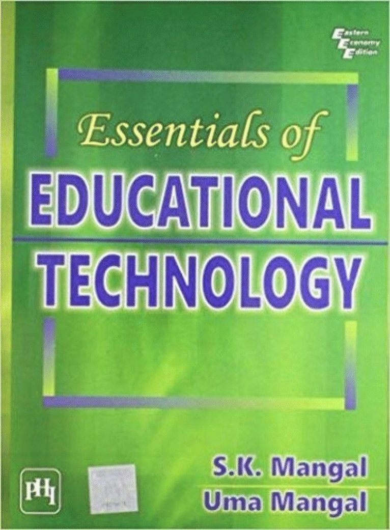 S.K. Mangal, Uma Mangal - Essentials of Educational Technology, Häftad