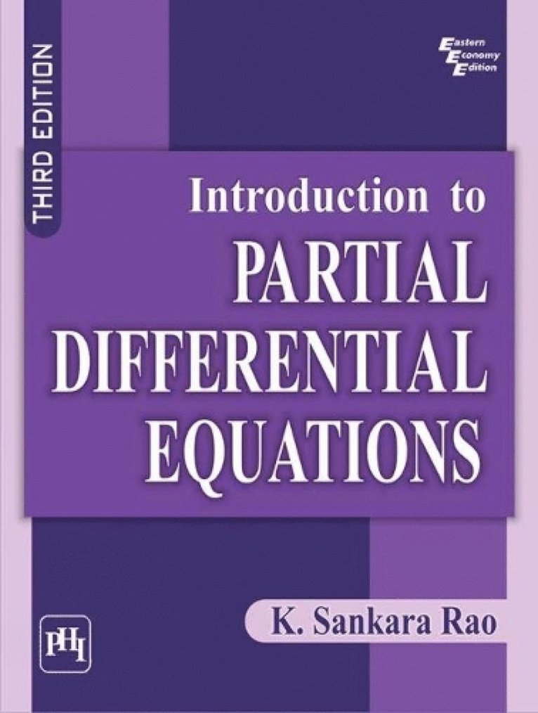 K. Sankara Rao - Introduction to Partial Differential Equations, Häftad