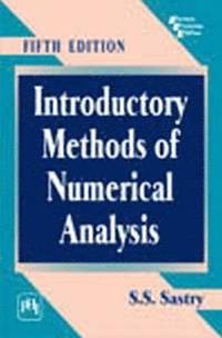 bokomslag Introductory Methods of Numerical Analysis