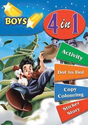 Sterling Publishers - Boys 4 in 1, Häftad