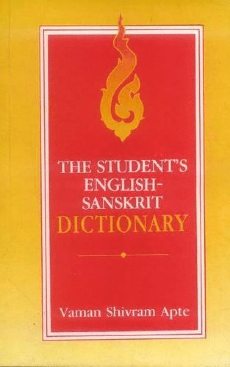 Vaman Shivaram Apte - Student's English-Sanskrit Dictionary, Inbunden