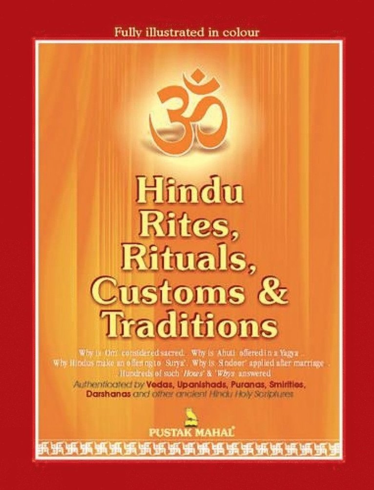 Prem P. Bhalla - Hindu Rites, Rituals, Customs and Traditions, Häftad