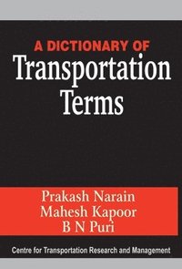 bokomslag A Dictionary of Transportation Terms