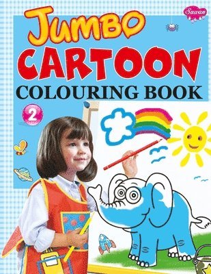 bokomslag Jumbo Cartoon Colouring Book-2