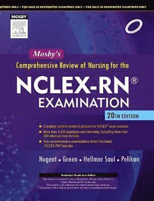 Patricia M. Nugent, Judith S. Green, Mary Ann Hellmer Saul, Phyllis K. Pelikan - Mosby's Comprehensive Review of Nursing for the NCLEX-RN� Examination, 20e, Häftad