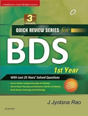 Jyotsna Rao - QRS for BDS I Year, Häftad