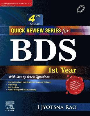 Jyotsna Rao - QRS for BDS 1st Year, Häftad