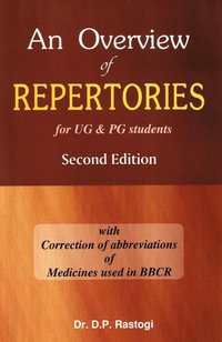 bokomslag Overview of Repertories for UG & PG Students