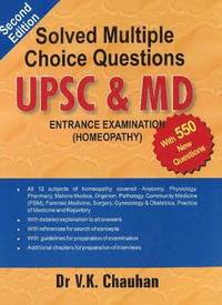 bokomslag Solved Multiple Choice Questions UPSC & M.D.