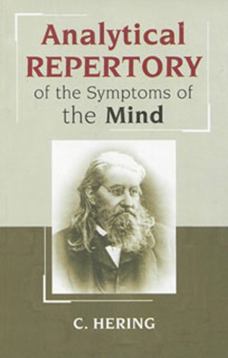 Constantine Hering - Analytical Repertory of the Symptoms of the Mind, Häftad