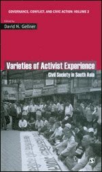 David Gellner - Varieties of Activist Experience, Inbunden