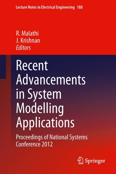 bokomslag Recent Advancements in System Modelling Applications