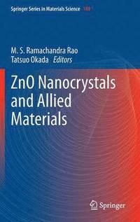 bokomslag ZnO Nanocrystals and Allied Materials