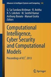 bokomslag Computational Intelligence, Cyber Security and Computational Models