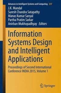 bokomslag Information Systems Design and Intelligent Applications