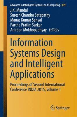 Information Systems Design and Intelligent Applications 1