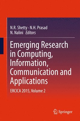 bokomslag Emerging Research in Computing, Information, Communication and Applications